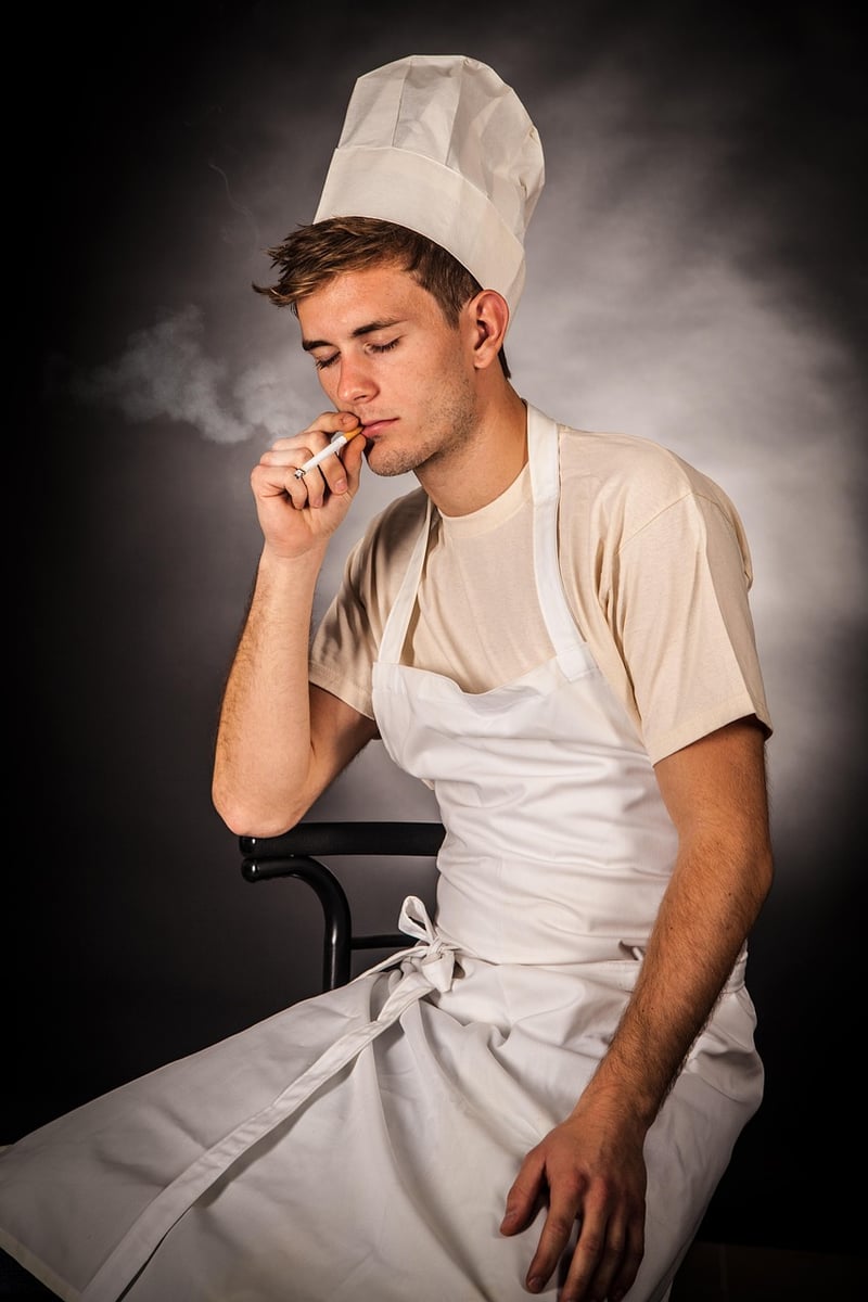 Female Chef Cooking